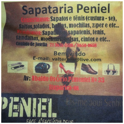 SAPATARIA PENIEL CONCERTOS E VENDAS DE CALÇADOS 